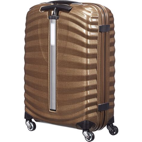 SAMSONITE Lite Shock Spinner 55 20 Sand 100 Polypropylen Curv