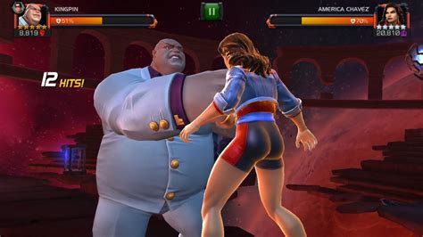 Kingpin Vs America Chavez Vanishing Point 32 Exploration Marvel Contest Of Champions Youtube