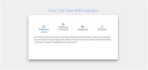 How To Create Tabs With Css And Javascript
