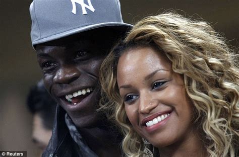 Mario Balotellis Model Girlfriend Fanny Neguesha Posts Provocative Picture Of Her Straddling