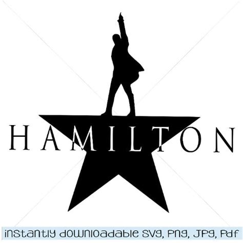 Hamilton Digital Download Svg  Png Dxf Etsy