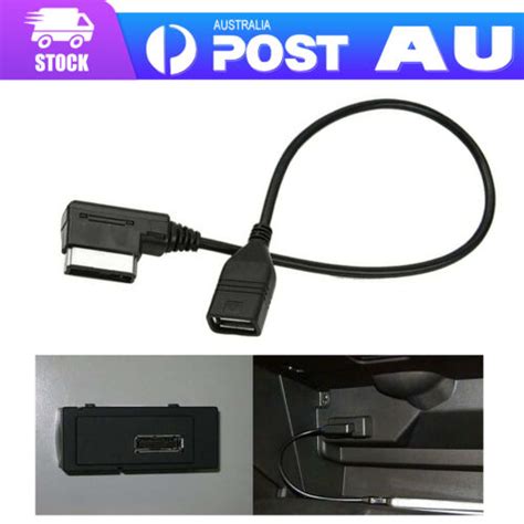 Ami Mdi Mmi Aux To Usb Audio Music Interface Adapter Cable For Audi Vw