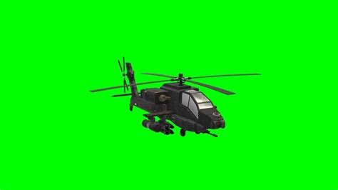 Copyright Free Flying Helicopter Green Screen Effect Chroma Key