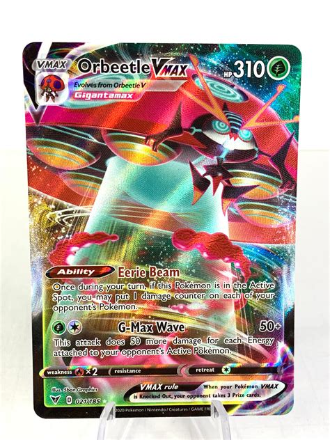 Orbeetle VMAX 021 185 Vivid Voltage Ultra Rare Pokemon NM EBay