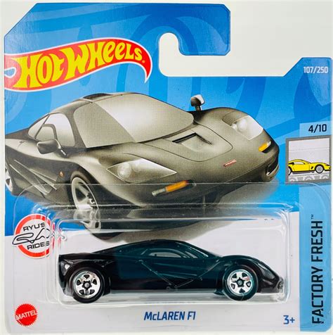Машинка Хот Вилс McLaren F коллекция Factory Fresh Hot Wheels Mattel HCT игрушки с