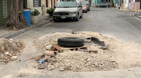 Obra Inconclusa Afecta A Vecinos De La Colonia Constituyentes De