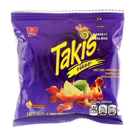 Tortillas Takis Fuego X 28 Gr Rappi