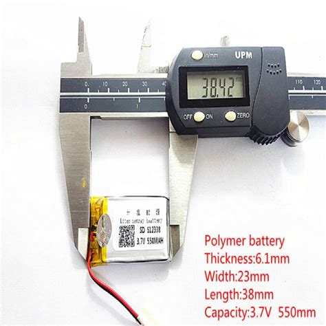 Pieces Lot Free Shipping V Lithium Polymer Battery