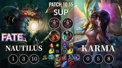 Ig Fate Nautilus Vs Karma Sup Kr Patch Youtube