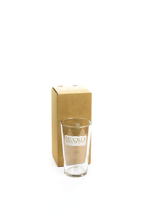 Single Pint Glass Postal Box Gift Packaging For Retail