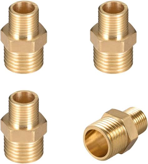 Amazon Uxcell Brass Male To Male Straight Pipe Reducing Hex