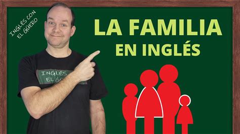 Los Miembros de la Familia en Inglés los familiares en inglés YouTube