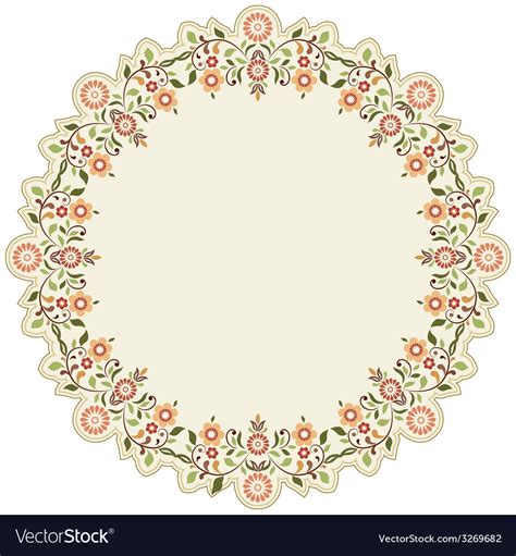 Circular Islamic Background Six Royalty Free Vector Image