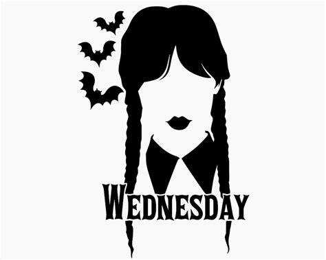 Wednesday Svg Wednesday Png Eps Dxf And Png Cutting Machine Print