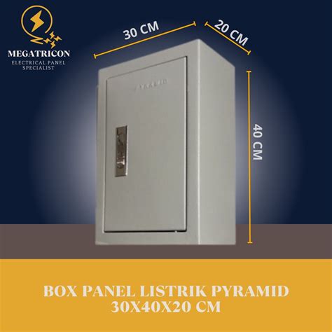 Jual BOX PANEL LISTRIK PYRAMID 30X40X20 CM INDOOR POWDER COATING