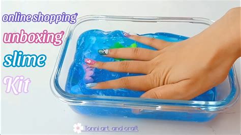 My Slime Kit Unboxing Slime Kit Slime Set Unboxing And Review Youtube