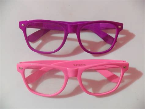 Blog Sale Pink And Purple Wayfarer Nerd Glasses 9 Each Or Both For 17