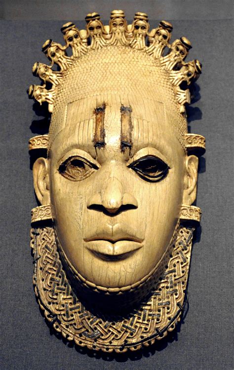 Ivory Pendant Mask From The Kingdom Of Benin In Present Day Nigeria