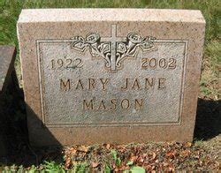 Mary Jane Mcgrath Mason Homenaje De Find A Grave