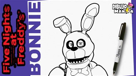 Como Dibujar A Bonnie De Fnaf Paso A Paso Easy Draw Bonnie From Fnaf