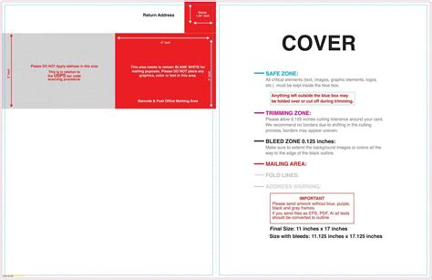 11X17 Half Fold Brochure Template