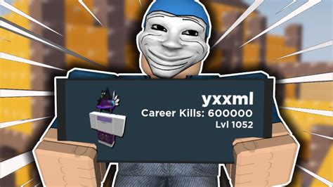 600K Kills Special Roblox Arsenal YouTube