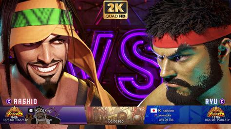 Street Fighter 6 🔥 Oil King Rashid Vs Naooonn Ryu 🔥 Ranked Match 🔥