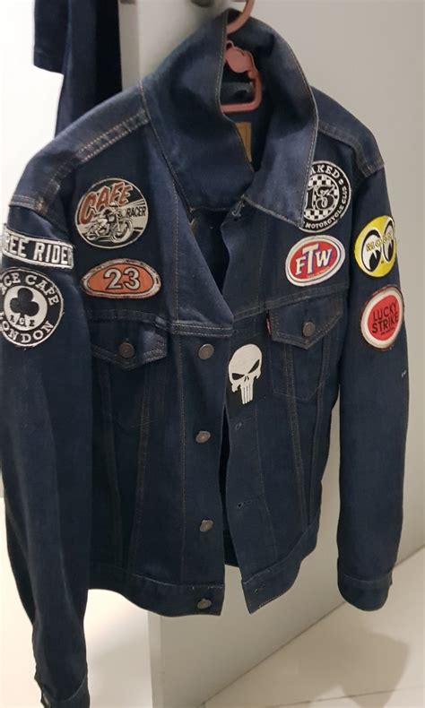 Levis Patches Denim Jacket Mens Fashion Bottoms Jeans On Carousell