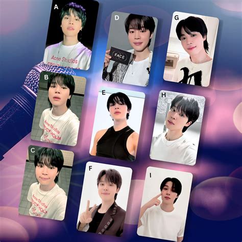 Jimin Face Lucky Draw Powerstation Photocards Jimin M U Photocards