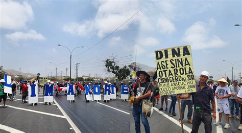 Marcha En Lima Hoy Cientos De Manifestantes Caminan Desde Puente Piedra Hasta El Centro De Lima