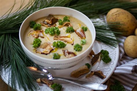 Steinpilz Kartoffel Suppe Simply Vegan