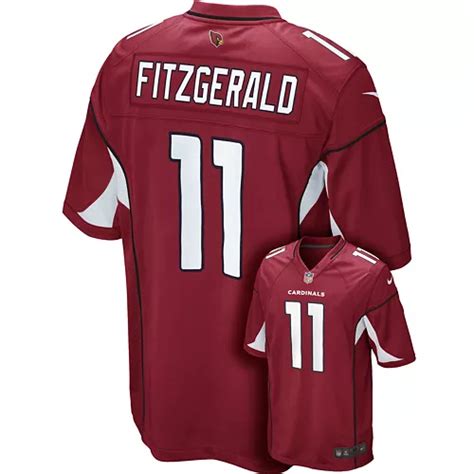 Men's Arizona Cardinals Larry Fitzgerald #11 White NFL 2016 Super Bowl ...