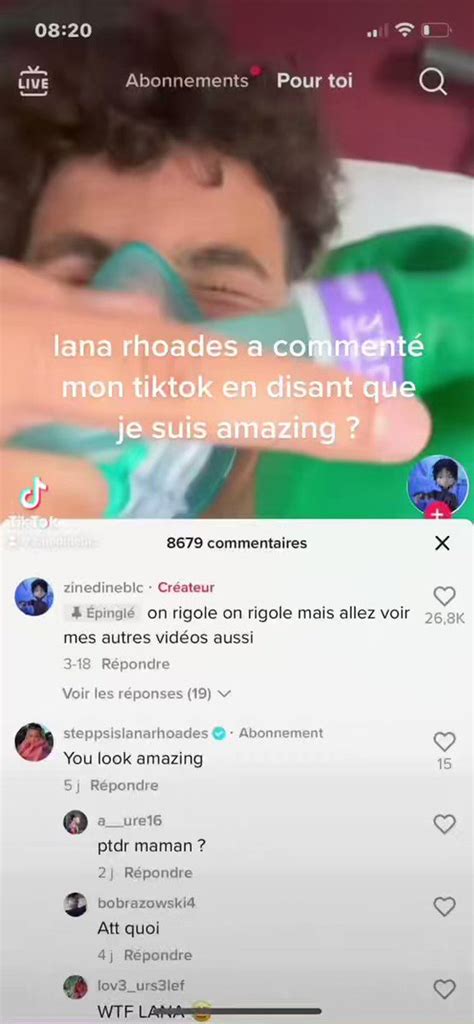 Zizou On Twitter Lana Rhoades Qui Avait Comment Mon Tiktok Et Moi