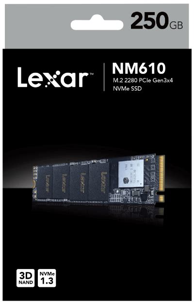 Ổ cứng SSD Lexar NM610 250GB M 2 2280 NVMe Máy Tính Bảo Lộc