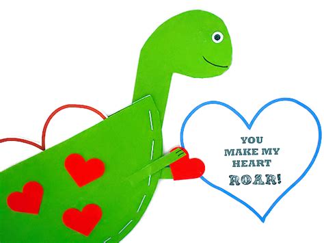 Dinosaur Valentine Cards Our Kid Things