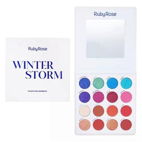 Paleta De Sombras Winter Storm Ruby Rose Make Make Atacado