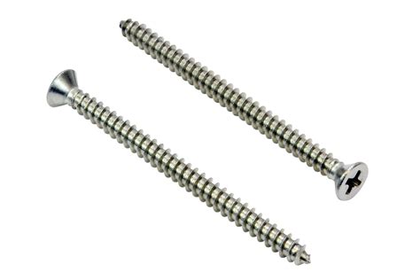 X Stainless Flat Head Phillips Wood Screw Pc