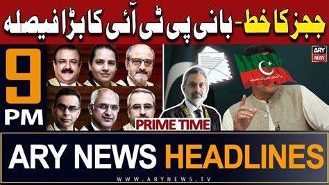 Ary News 9 Pm Prime Time Headlines 28th March 2024 Ihc Judges