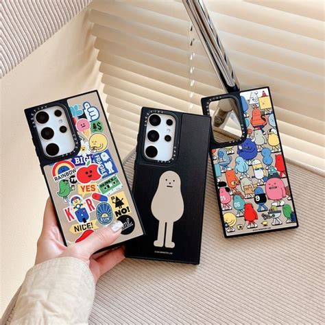 CASETiFY Cartoon Ghost Monster Mirror Case For Samsung Galaxy S23 S22