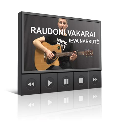 Ieva Narkut Raudoni Vakarai Gitaros Pamokos