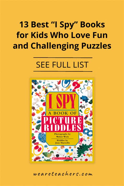 13 Best I Spy Books for Kids Who Love Fun & Challenging Puzzles