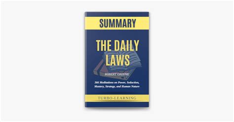 The Daily Laws 366 Meditations On Power Seduction Mastery Strategy