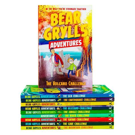 Bear Grylls Adventure Series 10 Books Children Collection Paperback Set