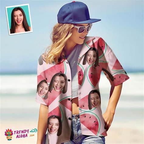 Custom Face Hawaiian Shirt Trendy Aloha