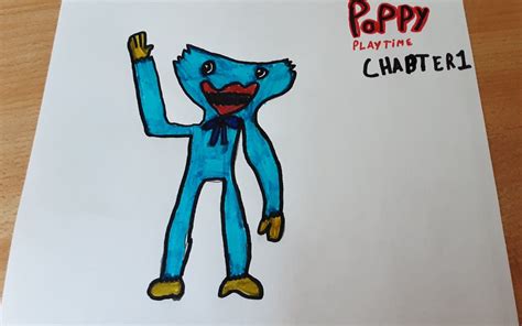 Huggy Wuggy Tekening Poppy Playtime Chapter In Tekenen