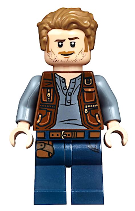 Lego Owen Grady Chris Pratt Minifigure Jurassic World New Ebay