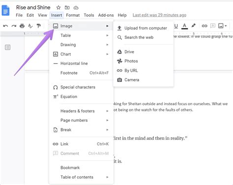 How To Insert And Edit Pictures In Google Docs On Mobile And PC