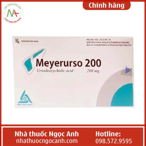 Thuốc Meyerurso 200 Là Thuốc Gì Có Tác Dụng Gì Giá Bao Nhiêu Mua ở đâu