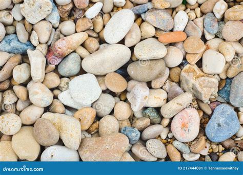 Seixos Coloridos Na Praia Imagem De Stock Imagem De Pilha