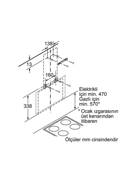 Bosch DWK065G60T 60 cm Cam Davlumbaz Siyah | Anadolu AVM